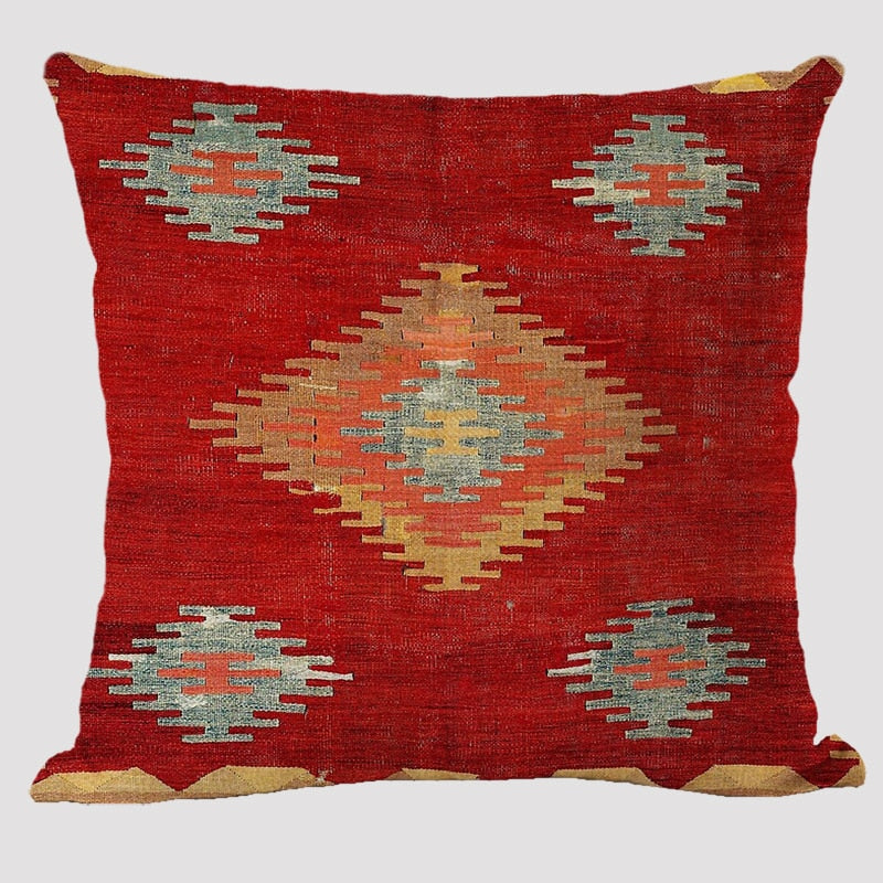 Moorish Style Linen Cushions Case