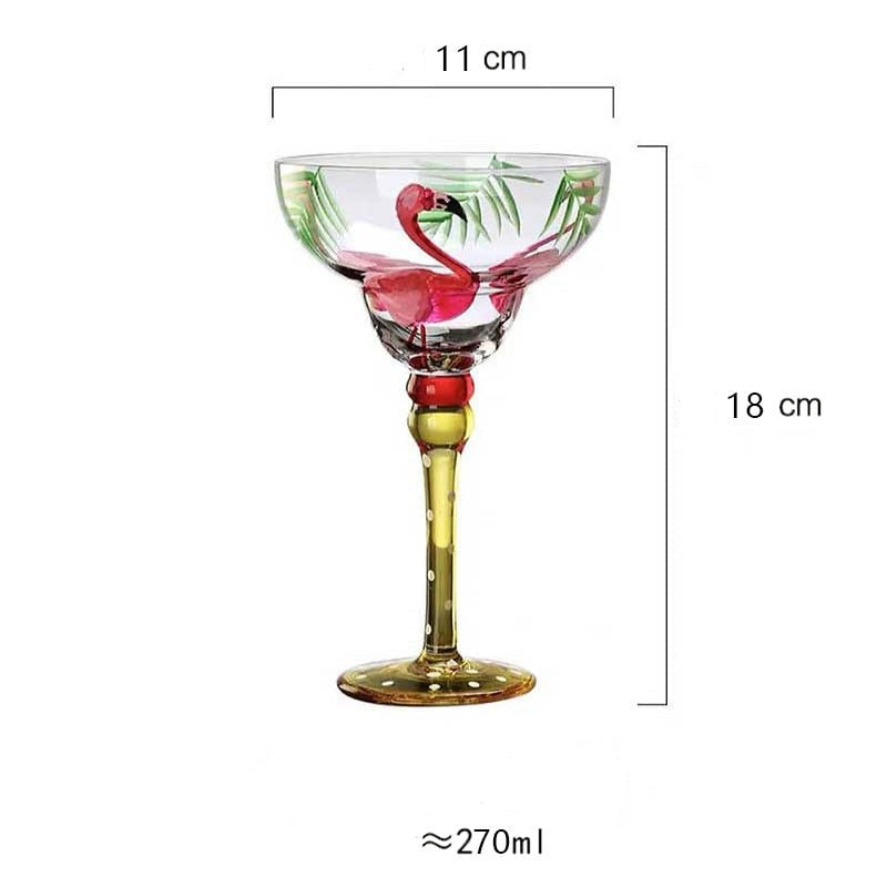 Handmade Festive Cocktail Glasses