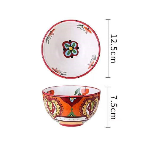 Bohemian Ceramic Bowl Collection