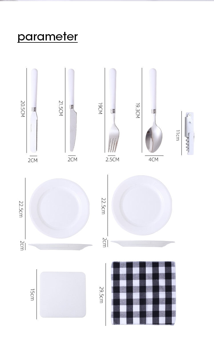 Outdoor Picnic Tableware Set