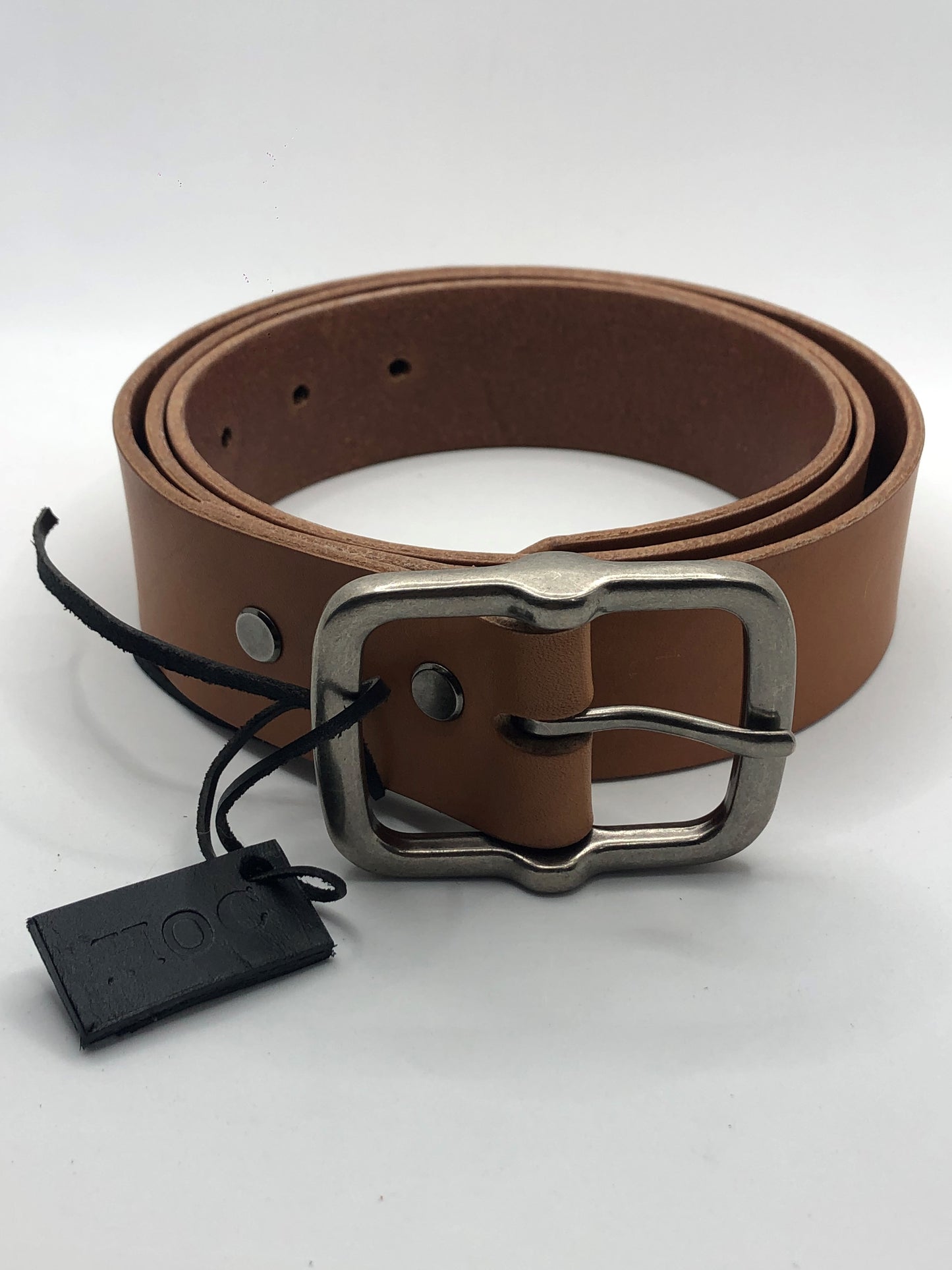 The Groomsmen - Wood Tan Leather Belt