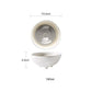 Japanese Style Ceramic Ramen Soup Bowl and Spoon Set