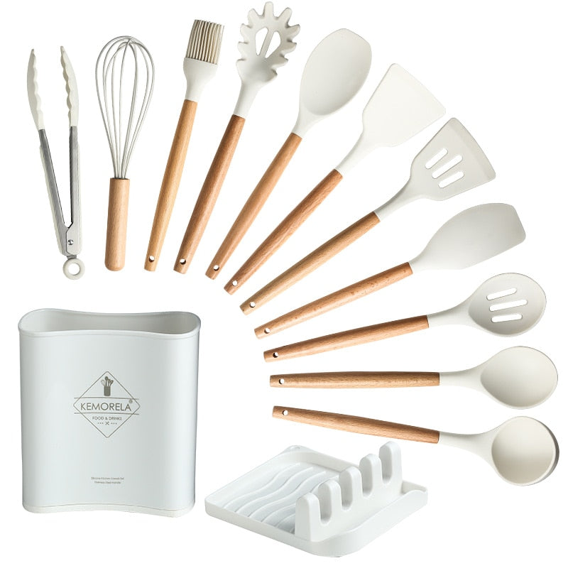 Silicone Kitchenware Utensils Set