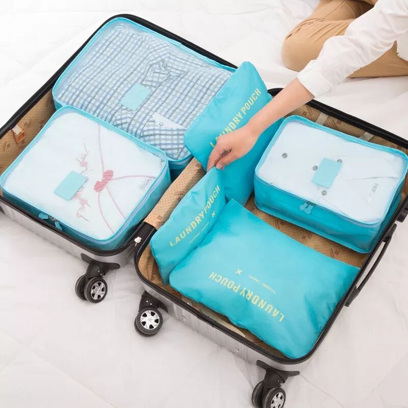 6 Piece Travel Storage Bag Set