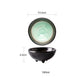 Japanese Style Ceramic Ramen Soup Bowl and Spoon Set