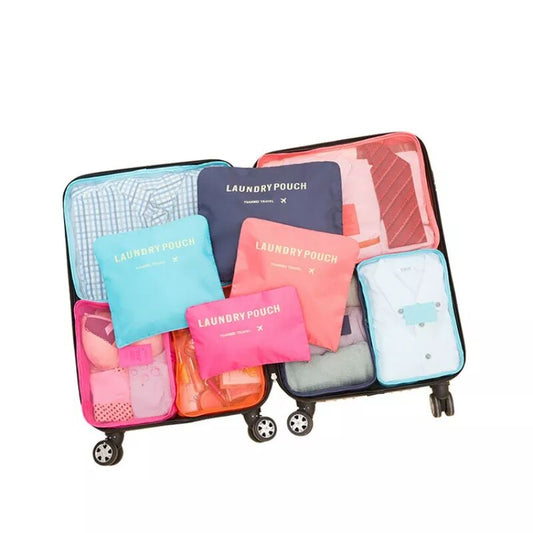 6 Piece Travel Storage Bag Set