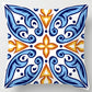 Geometric Floral Cushion Case