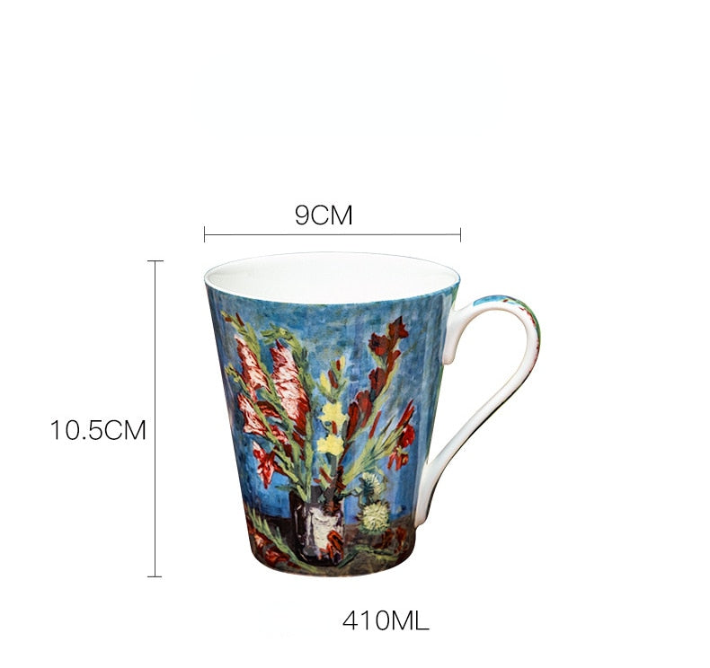 Van Gogh Inspired Mug Collection Bone China