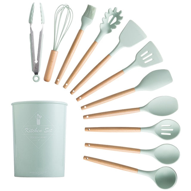 Silicone Kitchenware Utensils Set