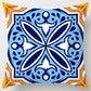 Geometric Floral Cushion Case