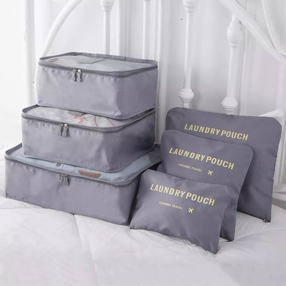 6 Piece Travel Storage Bag Set