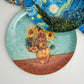 8 Inch Van Gogh Oil Painting Decorative Bone China Dinner Plate