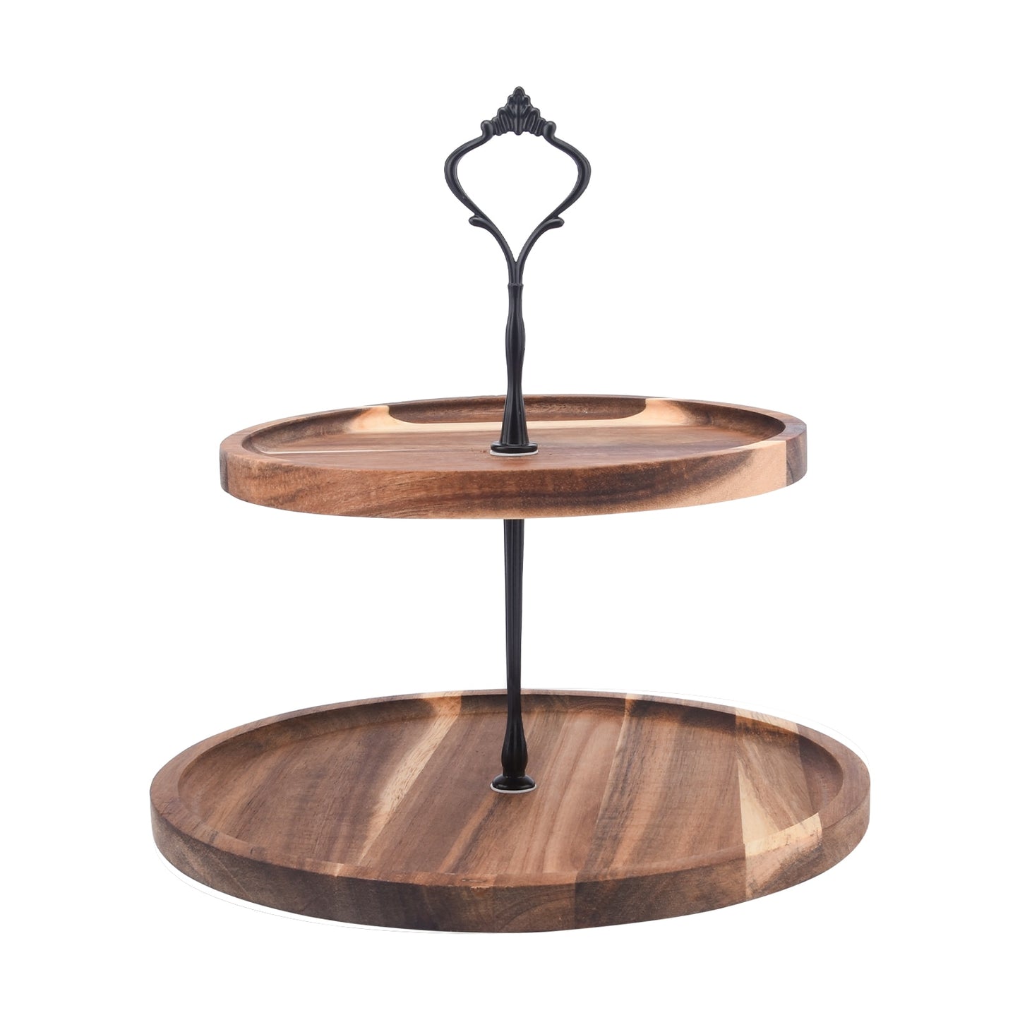 Wooden 2 Tier Serving Platter