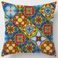 Geometric Floral Cushion Case