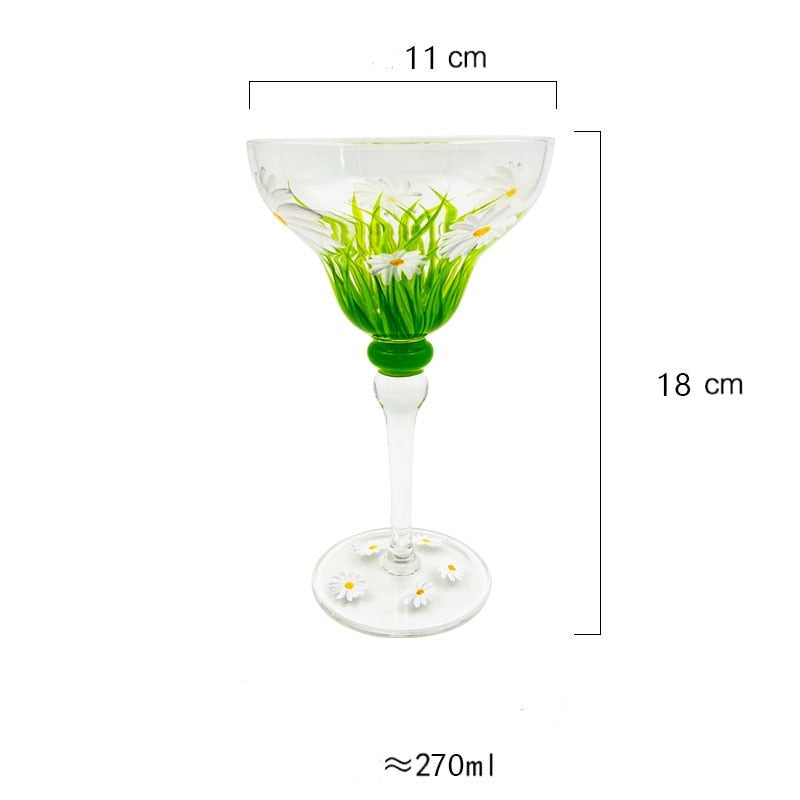 Handmade Festive Cocktail Glasses