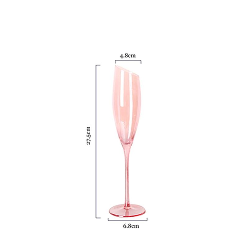 Transparent Pink Glassware