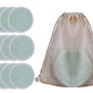 10 Piece Reusable Bamboo Fibre Make-Up Remover