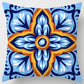 Geometric Floral Cushion Case