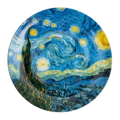 8 Inch Van Gogh Oil Painting Decorative Bone China Dinner Plate