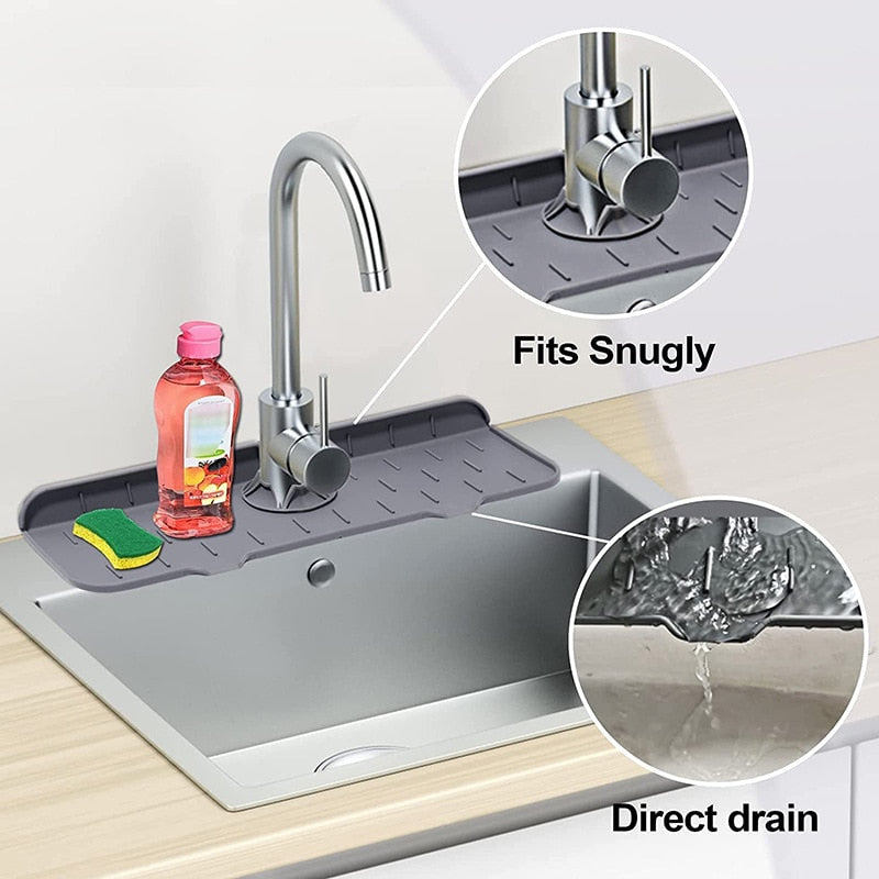 Kitchen Sink Silicone Splash Guard