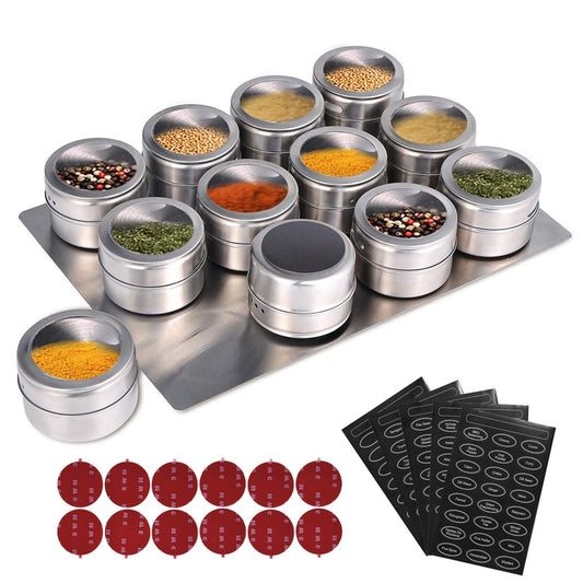 Magnetic Spice Jars