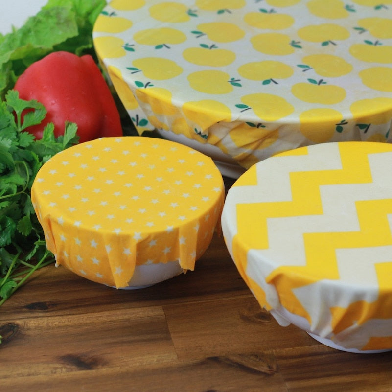 3Pack Beeswax Reusable Kitchen Wraps