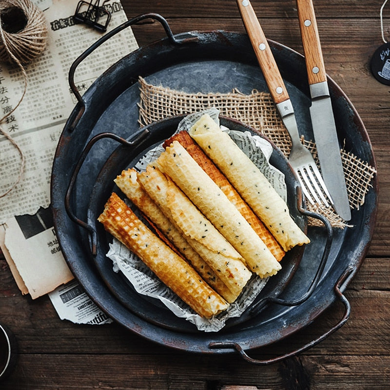 Rustic Metal Serving Tray