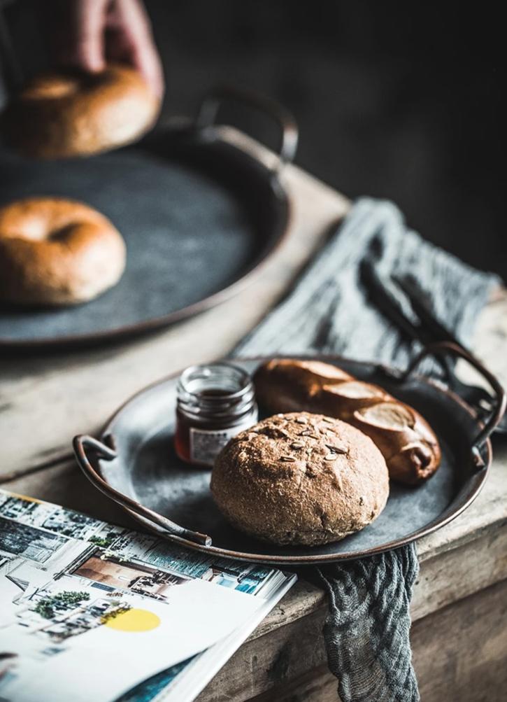 Rustic Metal Serving Tray