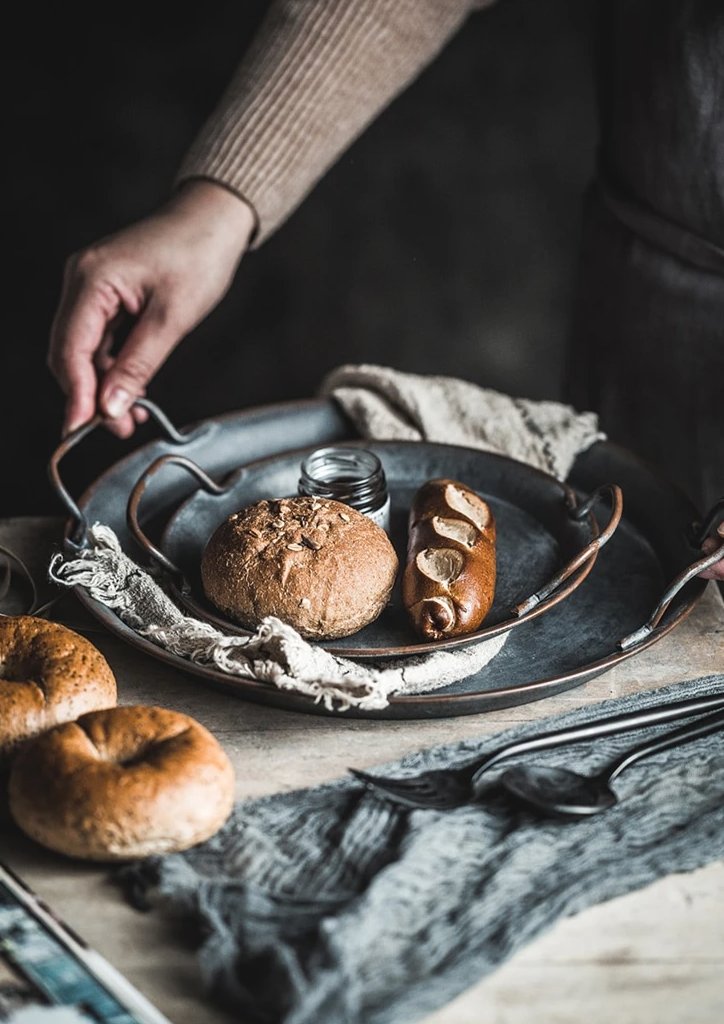 Rustic Metal Serving Tray