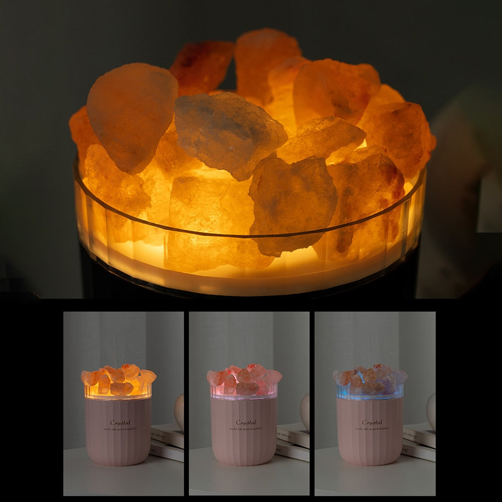 Portable USB Himalayan Salt Crystal Humidifier