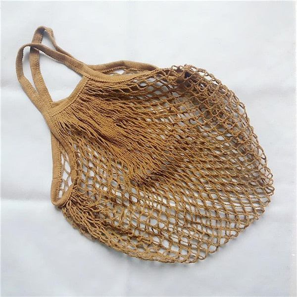 Woven Cotton Grocery Tote